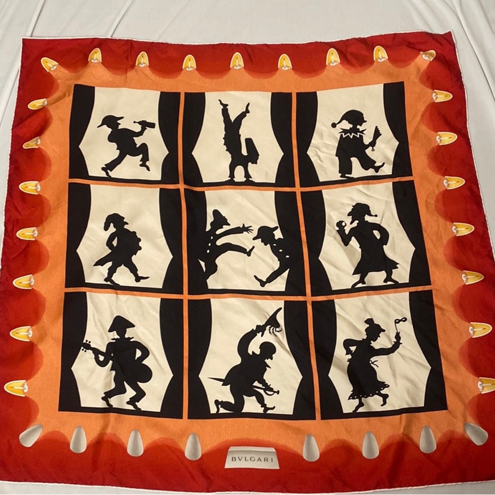 Bulgari/Bvlgari Vintage Silk Scarf